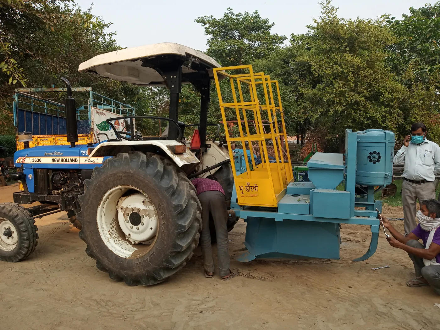Deep Furrow Sugarcane Planter view 3