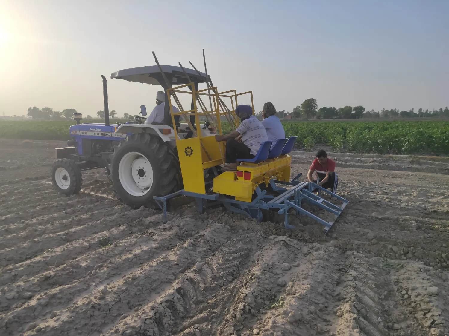 Three Row Sugarcane Planter view 3